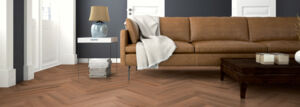 teak tapis / parket vloer afwerking  
